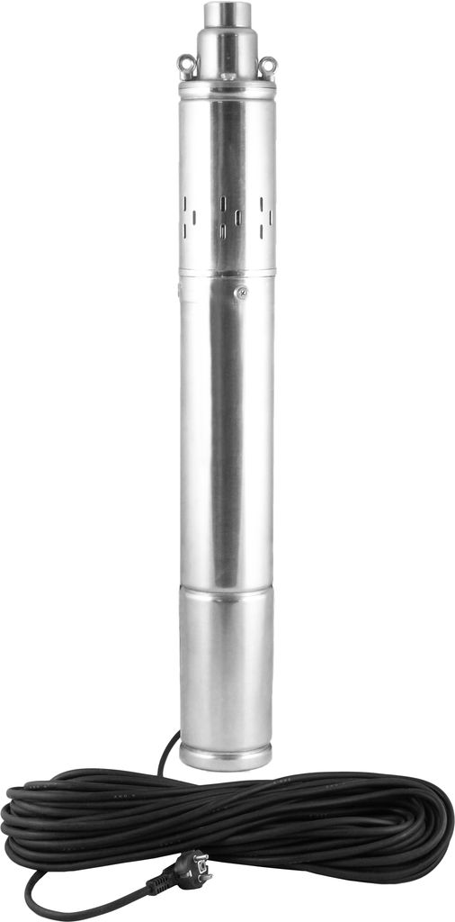 Скважинный насос JEMIX ВН-3-70-29 (3-QGB-1-15М), ВИНТ насос Ø 76 mm (3")  КАБ 20 м. 370 ВТ, Макс. нап 70 м. Встр. блок упр.