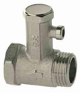Клапан для водонагрев. без курка   1/2"  ВР-НР (8 бар) REMER 413 N12